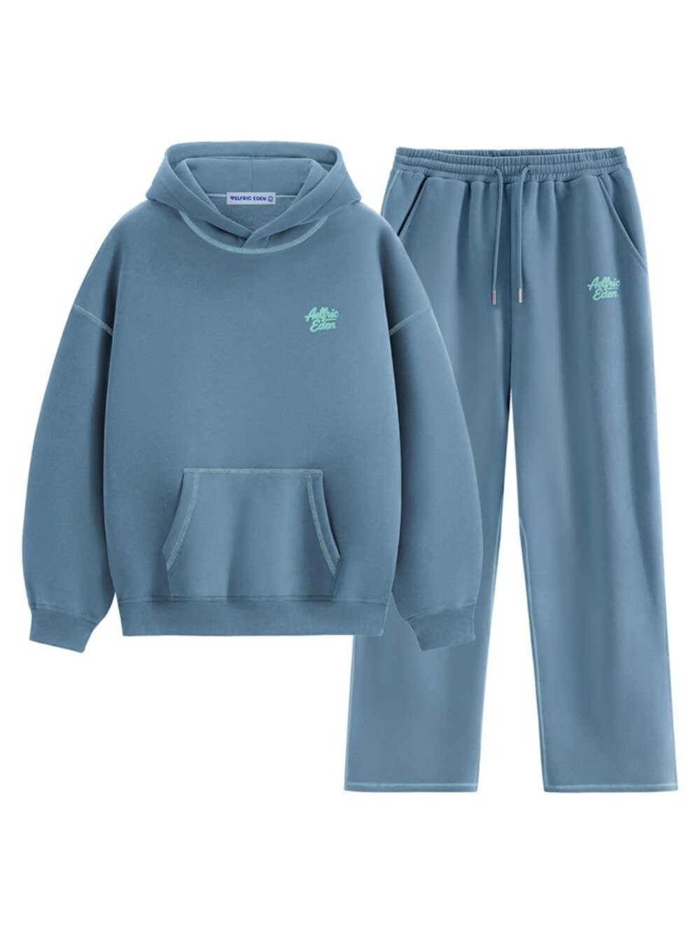 Women's Oversized Fleece Hoodie and Sweatpants 2 Piece Sweatsuit Set